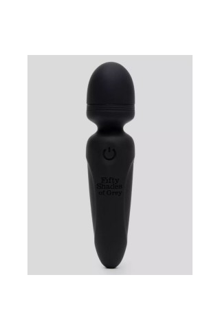 Черный мини-wand Sensation Rechargeable Mini Wand Vibrator - 10,1 см.