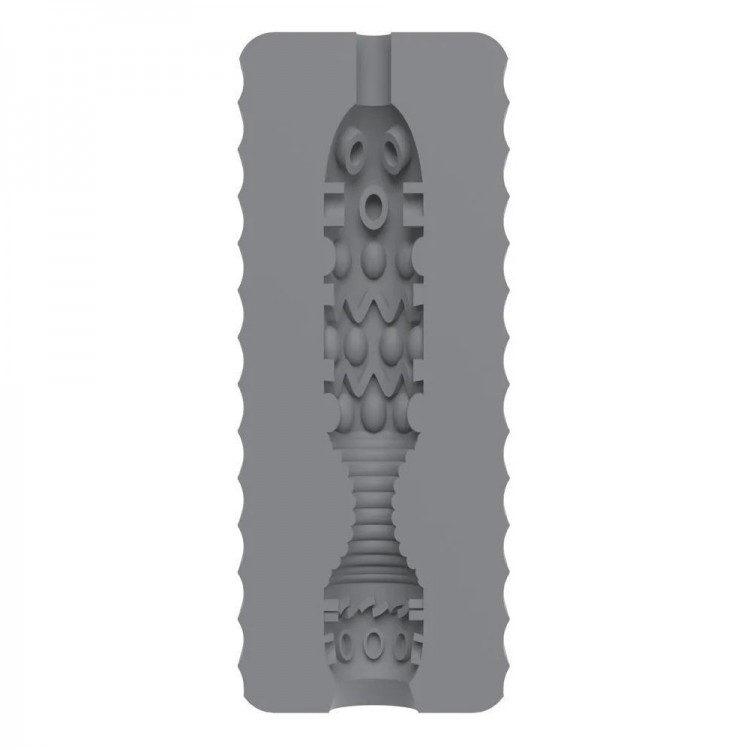 Серый мастурбатор Squeezable Masturbator 03