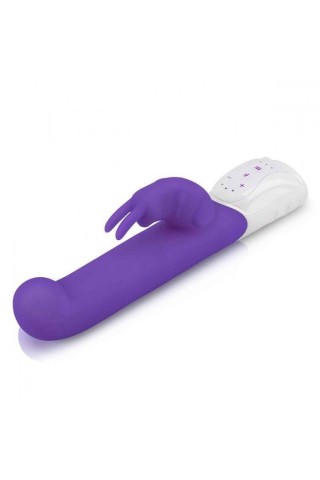 Фиолетовый вибромассажер для G-точки Come hither G-Spot Rabbit - 24,5 см.