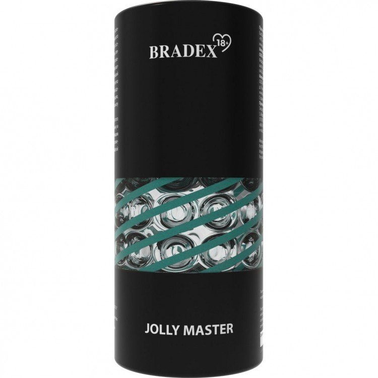 Эластичный мастурбатор с эффектом вращения Jolly Master Эластичный мастурбатор с эффектом вращения Jolly Master