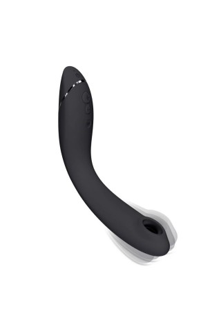 Темно-серый стимулятор G-точки Womanizer OG c технологией Pleasure Air и вибрацией - 17,7 см.