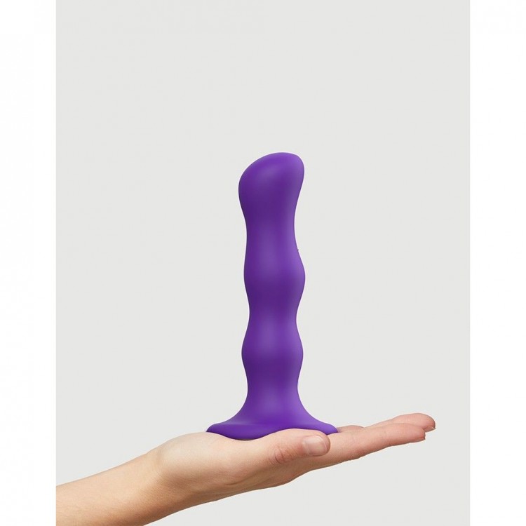 Фиолетовая насадка Strap-On-Me Dildo Geisha Balls size M