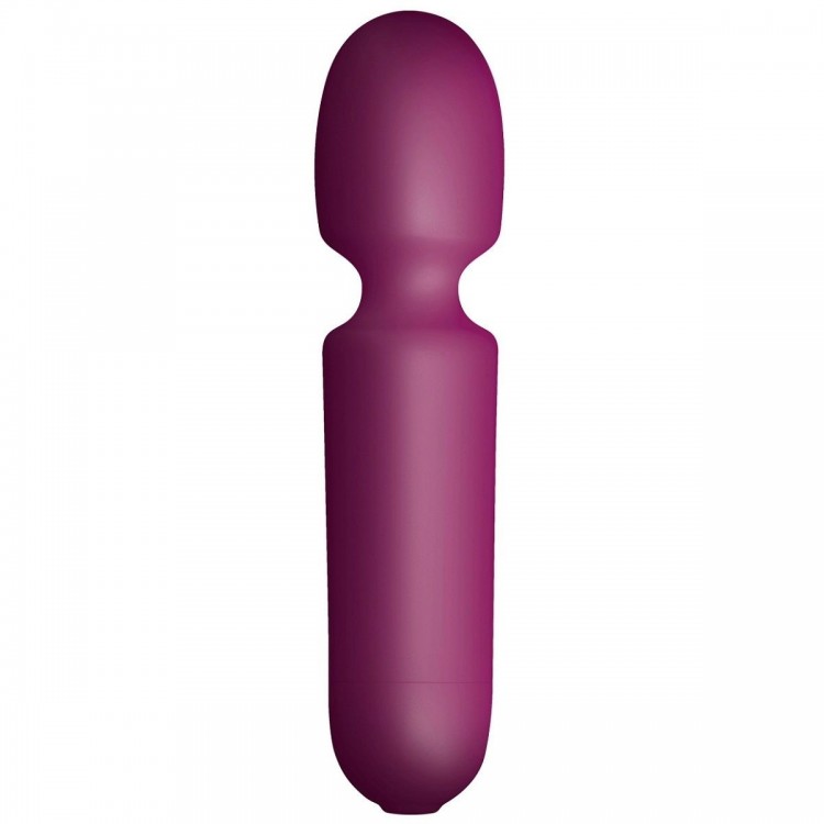 Сливовый wand-вибратор Playful Passion - 16,9 см.