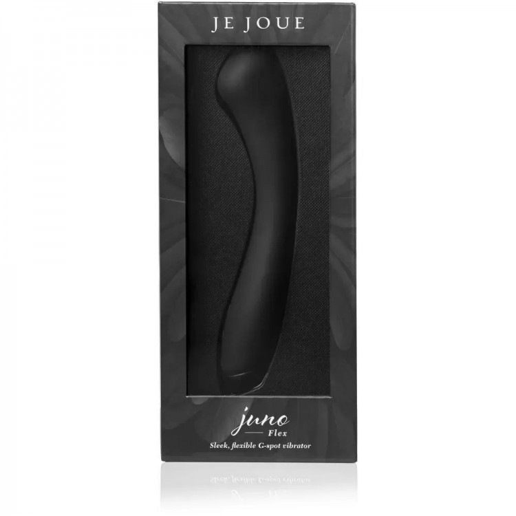 Черный вибратор Je Joue Juno - 17 см.
