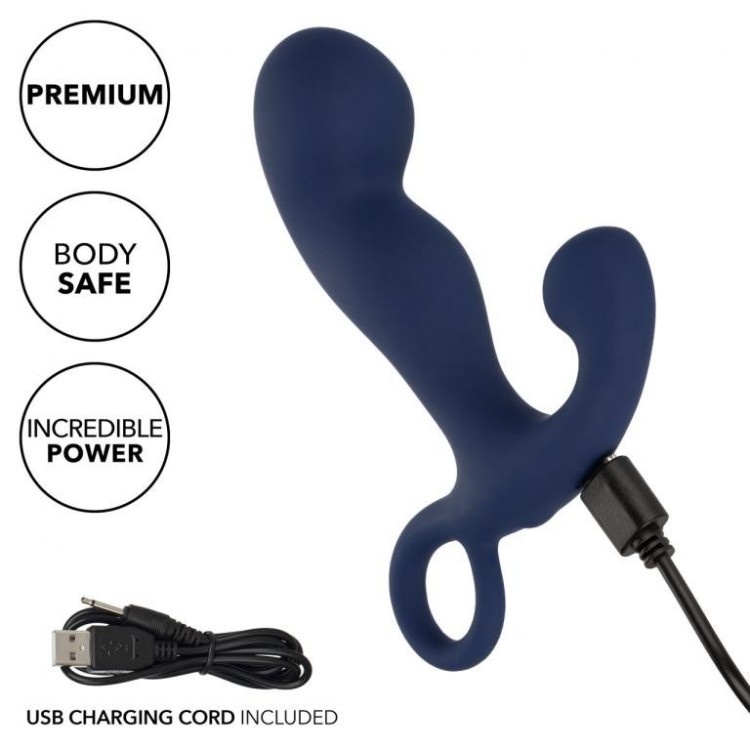 Синий вибромассажер Viceroy Rechargeable Command Probe Синий вибромассажер Viceroy Rechargeable Command Probe