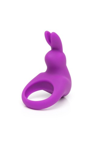 Фиолетовое эрекционное виброкольцо Happy Rabbit Rechargeable Rabbit Cock Ring