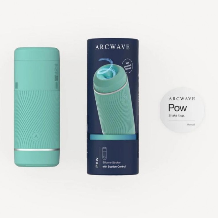 Мятный мастурбатор с контролем всасывания Arcwave Pow Stroker