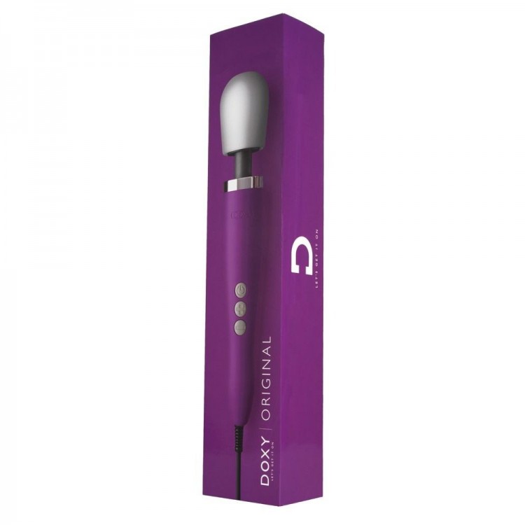 Фиолетовый жезловый вибратор Doxy Original Massager Фиолетовый жезловый вибратор Doxy Original Massager