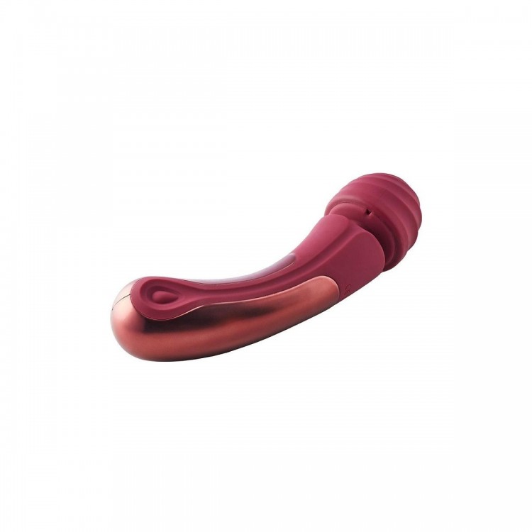 Жезловый вибромассажер Dinky Curved Wand Jacky O. - 21,4 см.