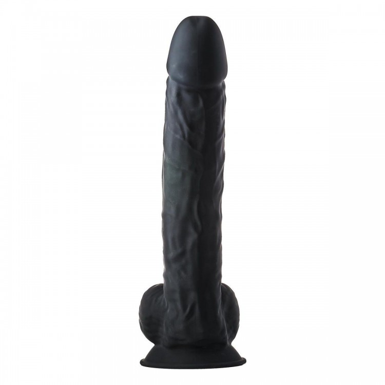 Черный фаллоимитатор-гигант XXL Dildo - 38 см.