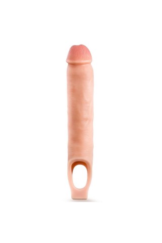 Телесная насадка-удлинитель 11.5 Inch Silicone Cock Sheath Penis Extender - 29,2 см.