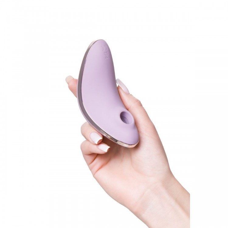 Сиреневый вакуум-волновой вибростимулятор клитора Satisfyer Vulva Lover 1