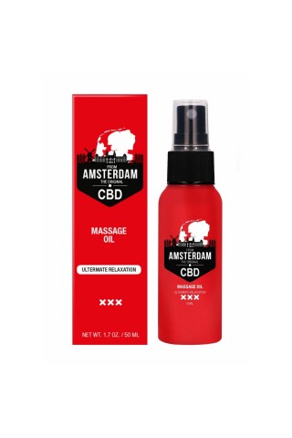 Стимулирующее массажное масло CBD from Amsterdam Massage Oil - 50 мл.