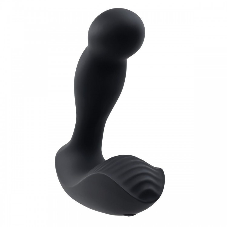 Черный массажер простаты Adams Come-Hither Prostate Massager - 13,5 см.