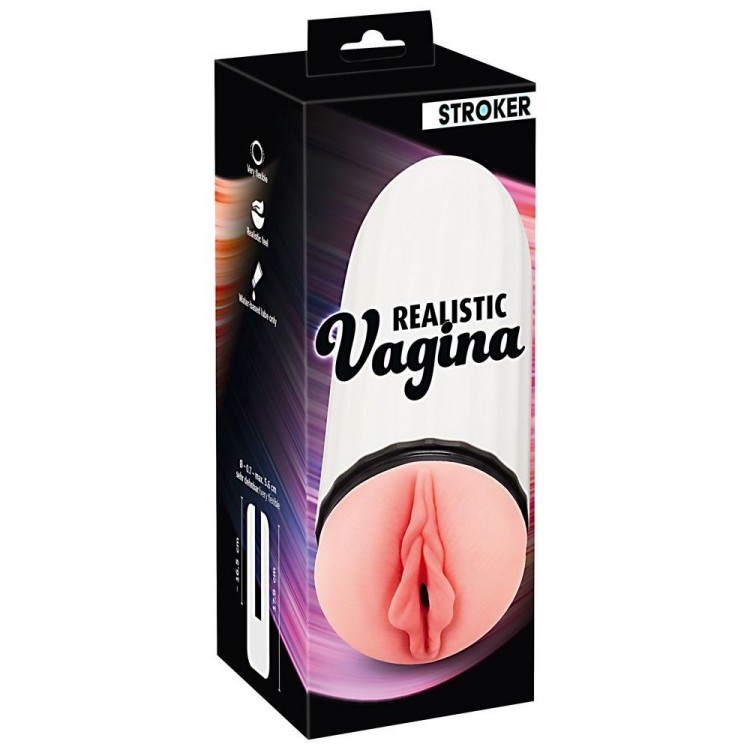 Мастурбатор-вагина Realistic Vagina в колбе