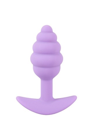 Фиолетовая анальная втулка Mini Butt Plug - 7,5 см.