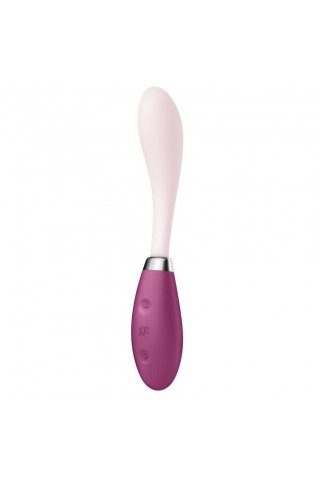 Розовый гибкий вибратор G-Spot Flex 3 - 19,5 см.