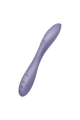 Сиреневый гибкий вибратор Satisfyer G-Spot Flex 2 - 19,5 см.