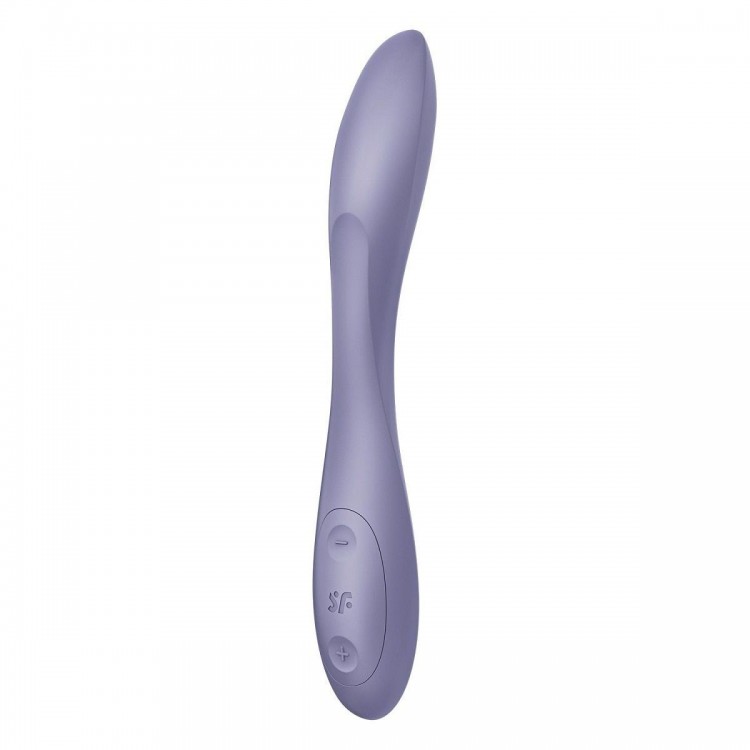 Сиреневый гибкий вибратор Satisfyer G-Spot Flex 2 - 19,5 см.