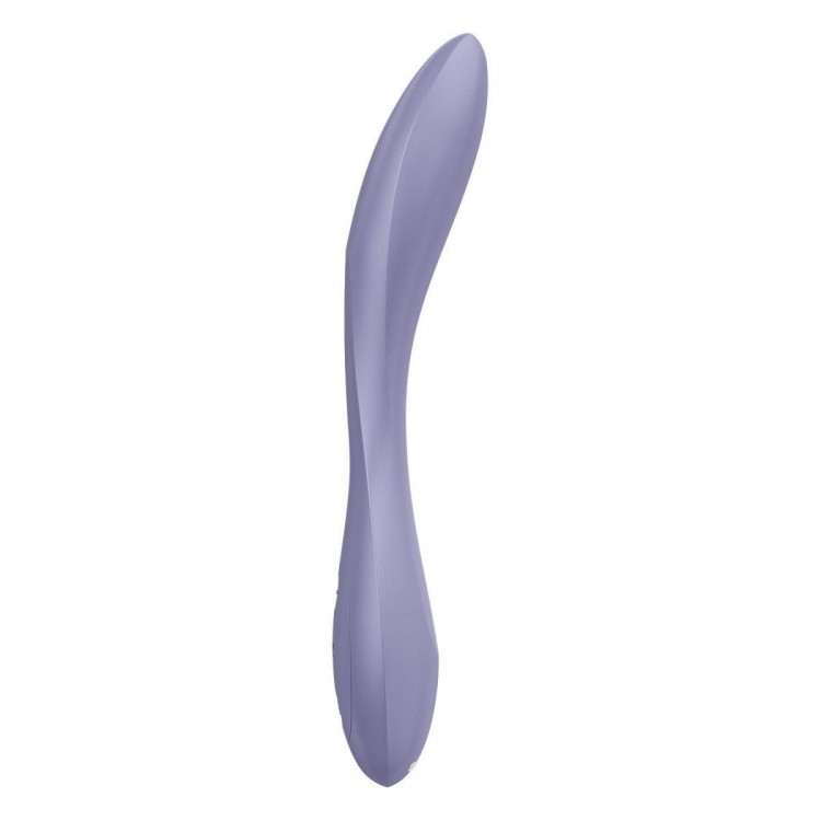 Сиреневый гибкий вибратор Satisfyer G-Spot Flex 2 - 19,5 см.