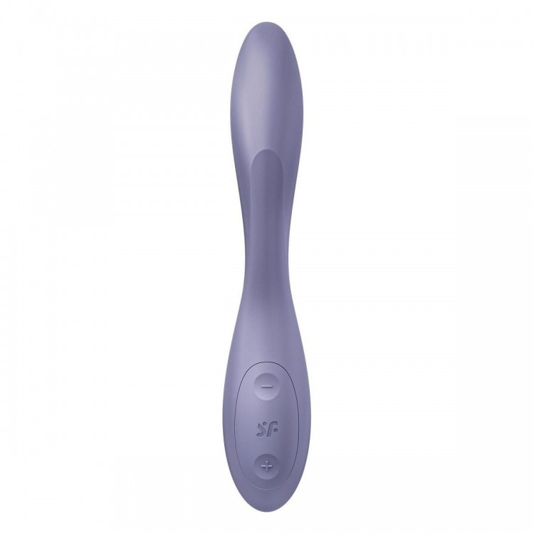 Сиреневый гибкий вибратор Satisfyer G-Spot Flex 2 - 19,5 см.