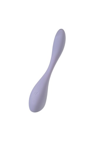 Сиреневый гибкий вибратор Satisfyer G-Spot Flex 5+ - 19,6 см.