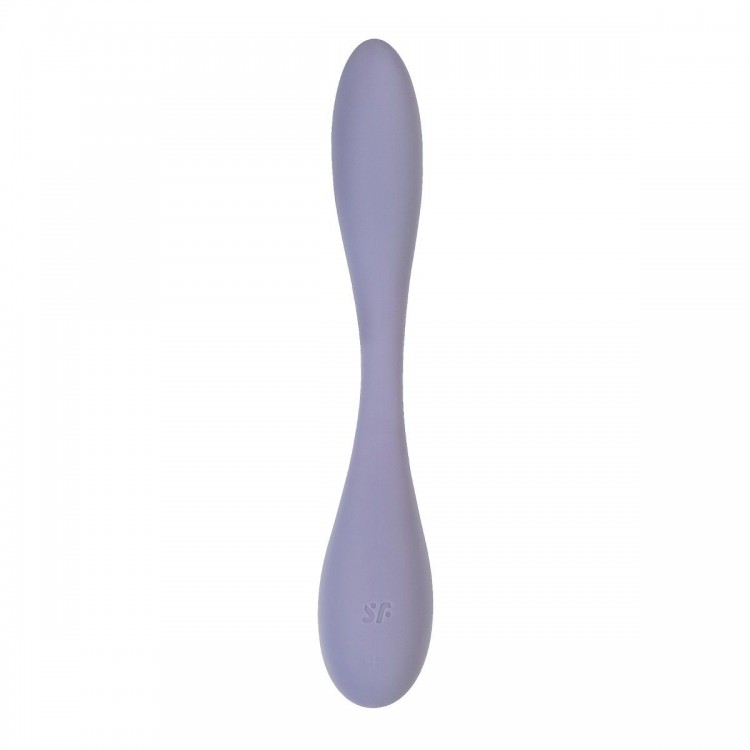 Сиреневый гибкий вибратор Satisfyer G-Spot Flex 5+ - 19,6 см.