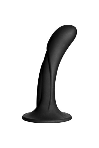 Черная изогнутая насадка Vac-U-Lock G-Spot - 16,5 см.