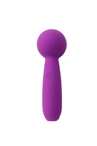 Фиолетовый перезаряжаемый вибратор-wand Pleasure Wand