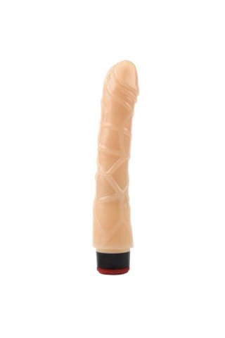 Телесный вибратор 9 Vibrating Dildo NO.2 - 22 см.