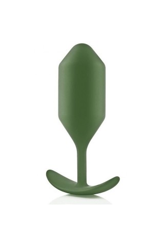 Пробка цвета хаки для ношения B-vibe Snug Plug 4 - 14 см.