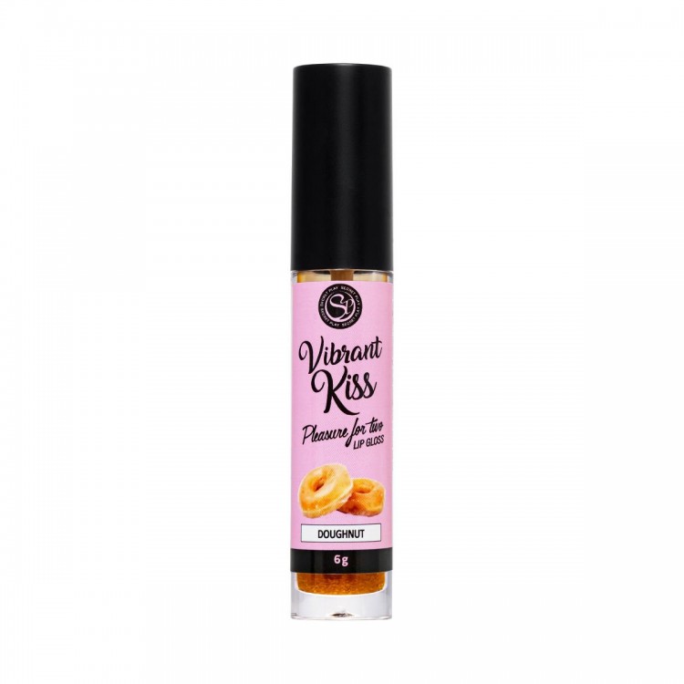 Бальзам для губ Lip Gloss Vibrant Kiss со вкусом пончиков - 6 гр.