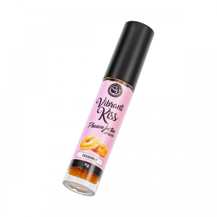 Бальзам для губ Lip Gloss Vibrant Kiss со вкусом пончиков - 6 гр. Бальзам для губ Lip Gloss Vibrant Kiss со вкусом пончиков - 6 гр.