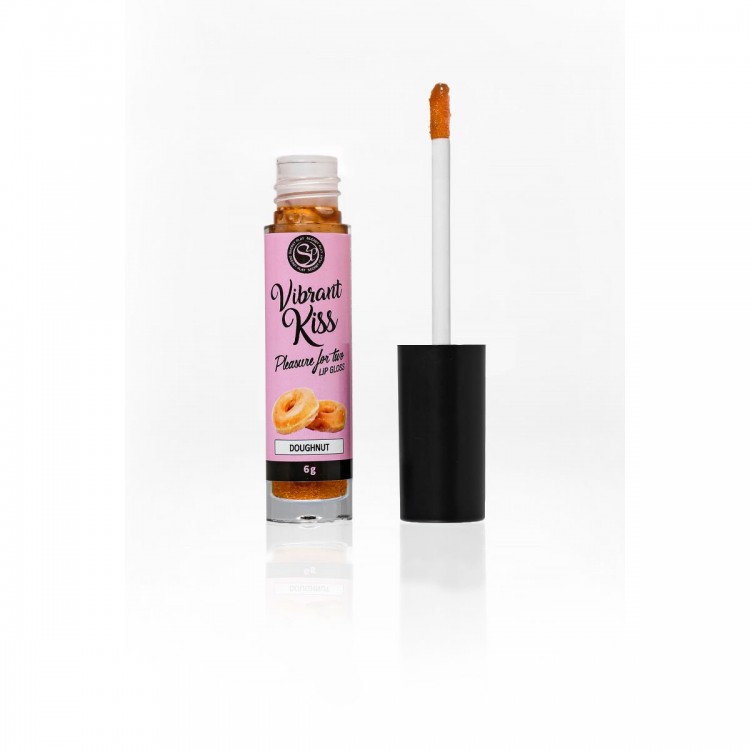 Бальзам для губ Lip Gloss Vibrant Kiss со вкусом пончиков - 6 гр. Бальзам для губ Lip Gloss Vibrant Kiss со вкусом пончиков - 6 гр.