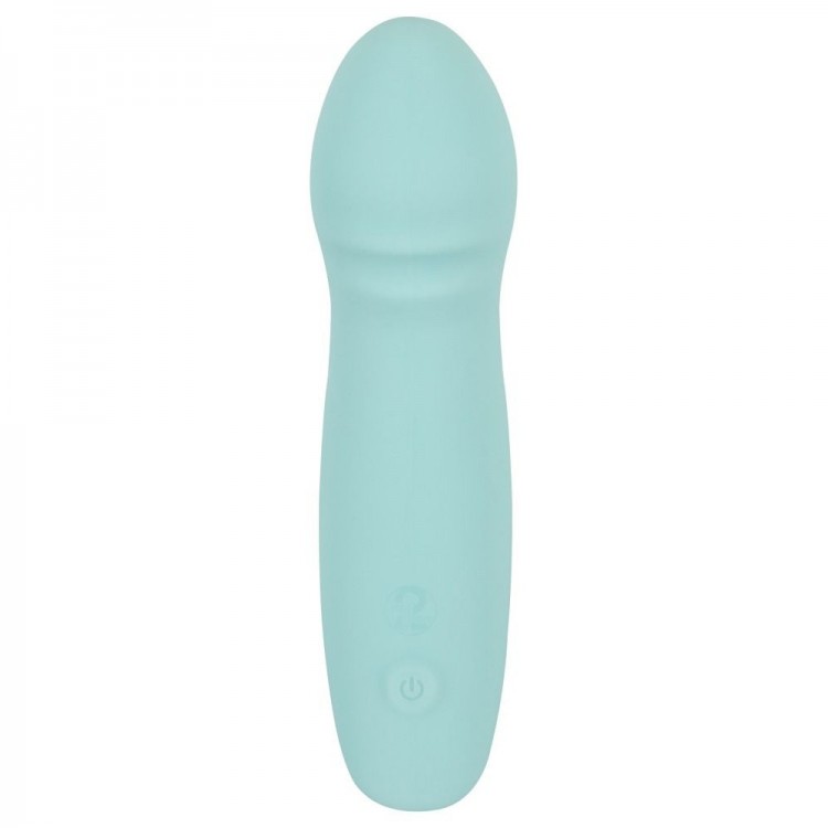 Аквамариновый мини-вибратор Cuties G-Spot Vibrator - 15,5 см.