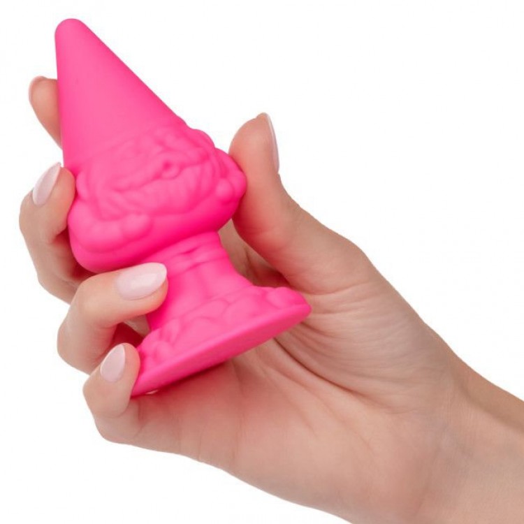 Розовая анальная пробка в форме гнома Anal Gnome