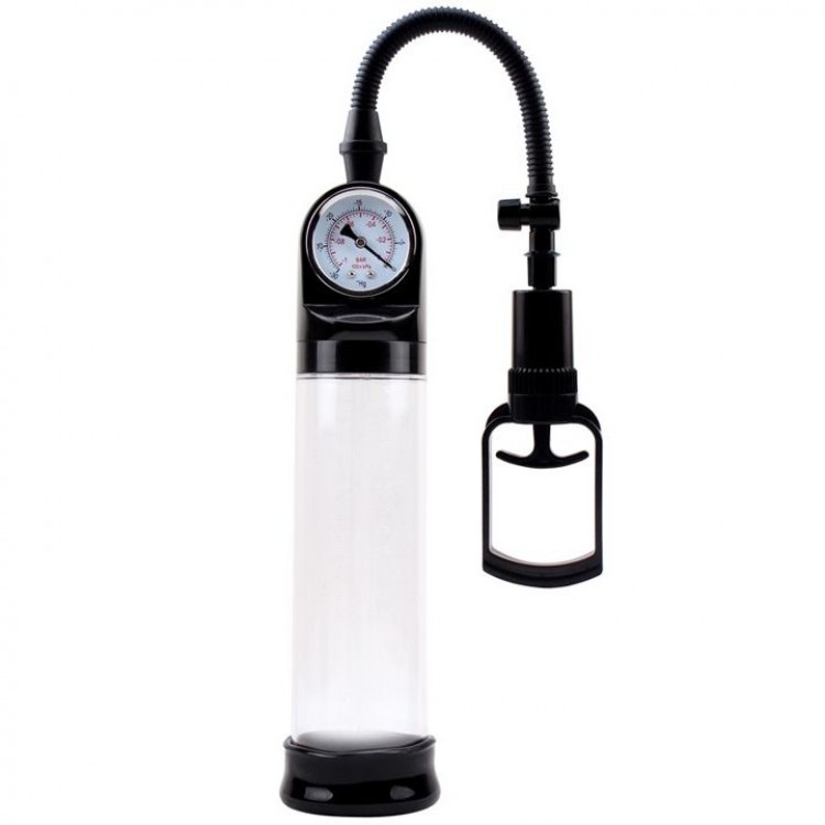 Прозрачная вакуумная помпа с манометром Accu-Meter Power Pump X2