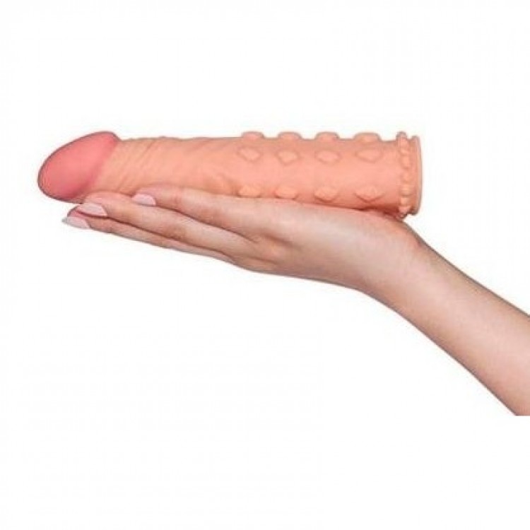 Телесная насадка-фаллос Super-Realistic Penis - 18 см. Телесная насадка-фаллос Super-Realistic Penis - 18 см.