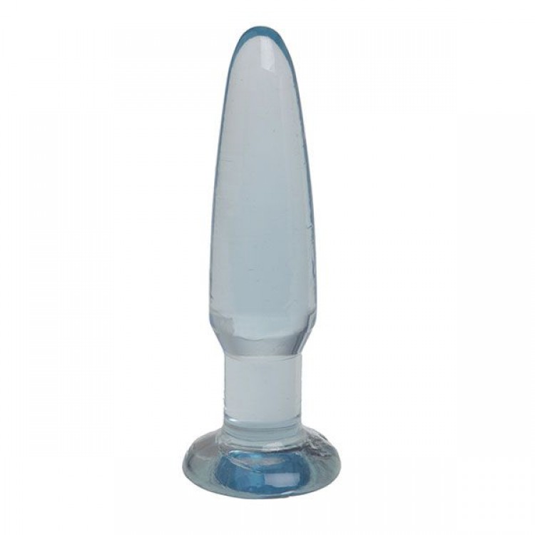 Голубая анальная пробка UNISEX UNI PLUG - 11 см.