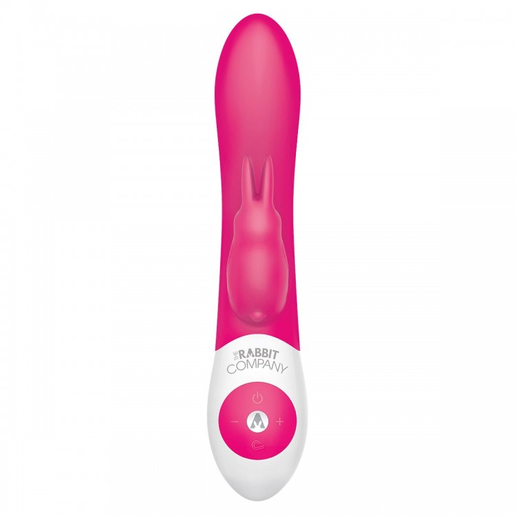 Розовый вибратор The Come Hither Rabbit XL с манящим эффектом