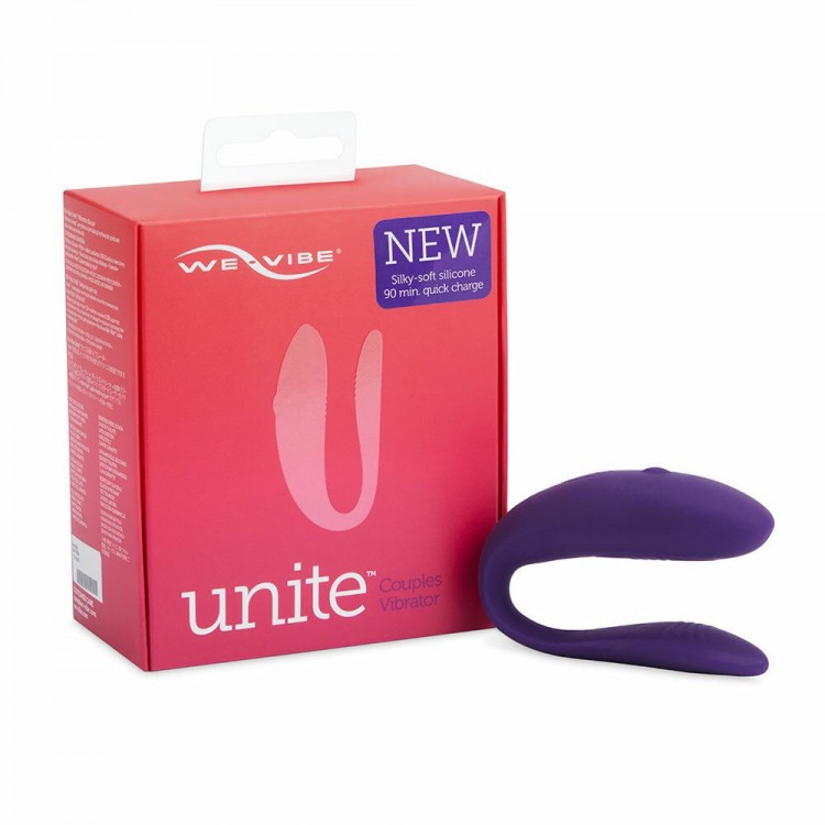 Фиолетовый вибратор для пар We-vibe Unite 2.0 Фиолетовый вибратор для пар We-vibe Unite 2.0