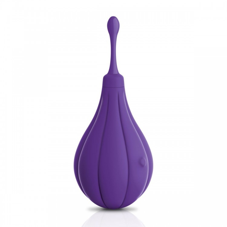 Фиолетовый вибростимулятор Focus Sonic Vibrator с 3 насадками