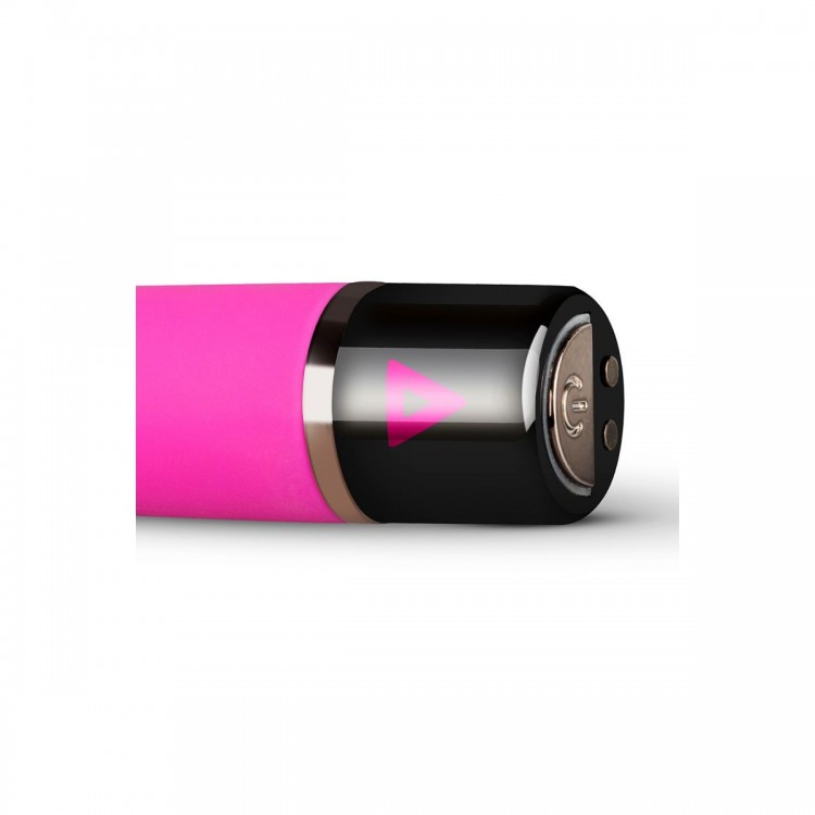 Розовый силиконовый мини-вибратор Lil Bullet - 10 см. Розовый силиконовый мини-вибратор Lil Bullet - 10 см.