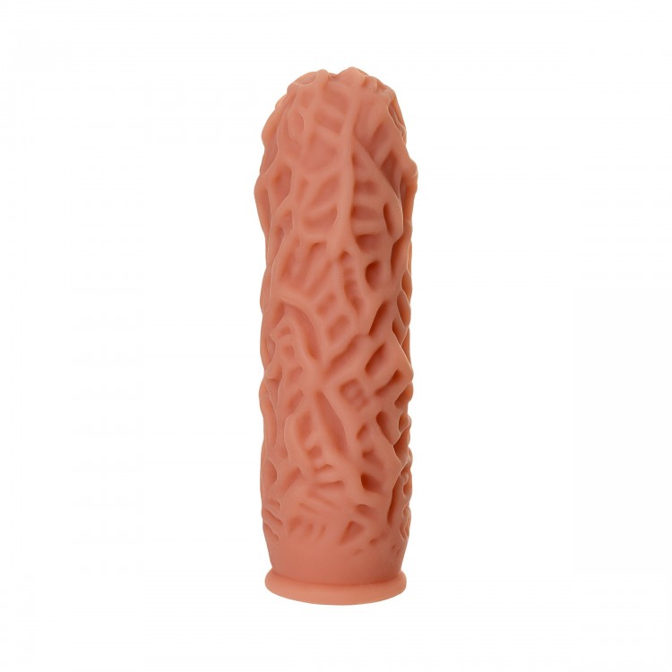 Насадка на фаллос с рельефными складочками Extreme Sleeve 012 S-size - 12,7 см. Насадка на фаллос с рельефными складочками Extreme Sleeve 012 S-size - 12,7 см.