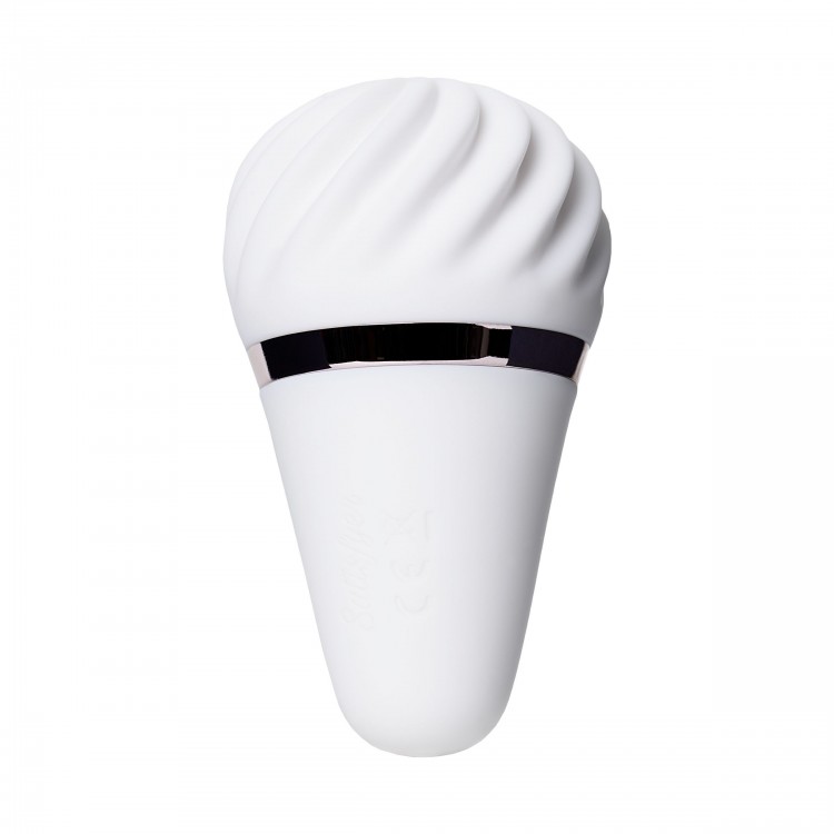 Белый вибромассажер Satisfyer Little Wand