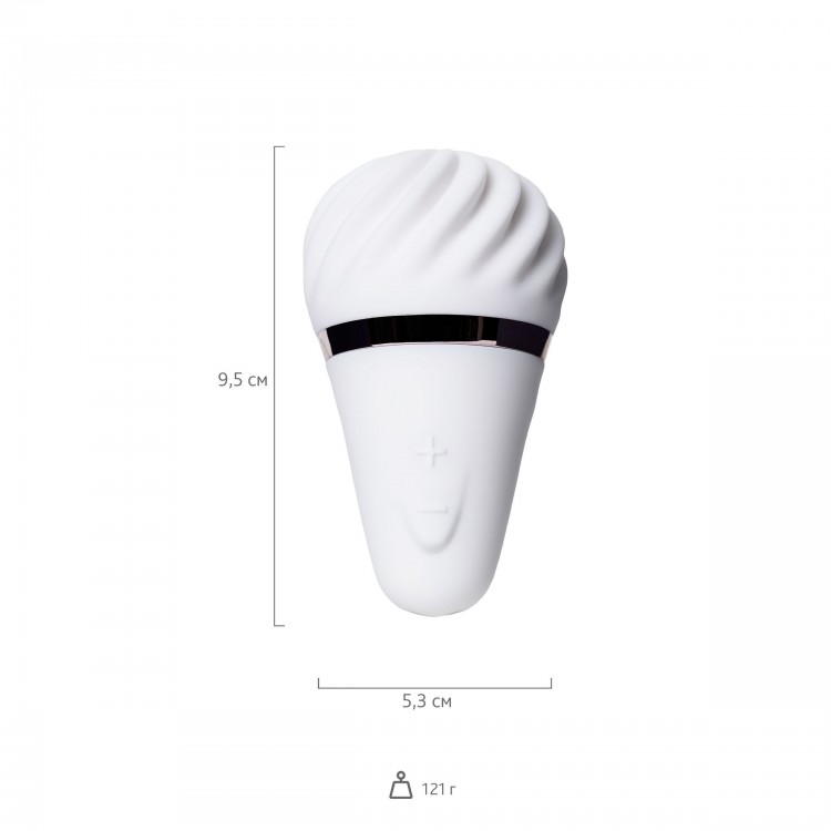 Белый вибромассажер Satisfyer Little Wand