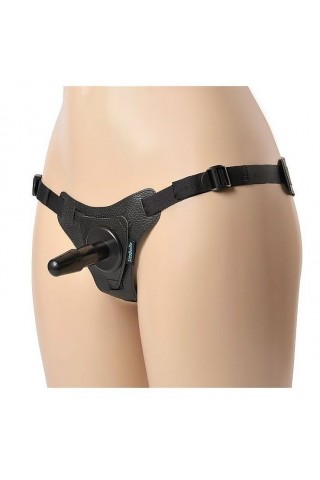 Чёрные трусики с плугом HARNESS Trapper - размер M-XL