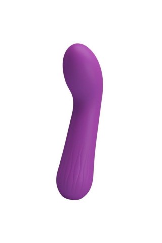 Фиолетовый гнущийся вибратор Faun - 15 см.
