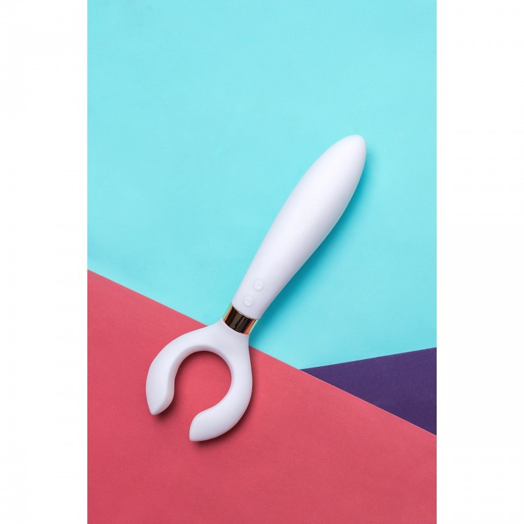 Белый вибромассажер для пар Satisfyer Endless Fun Белый вибромассажер для пар Satisfyer Endless Fun