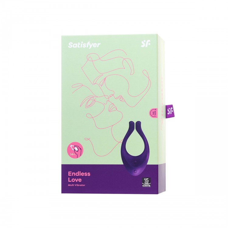 Фиолетовый многофункциональный стимулятор для пар Satisfyer Partner Multifun 1